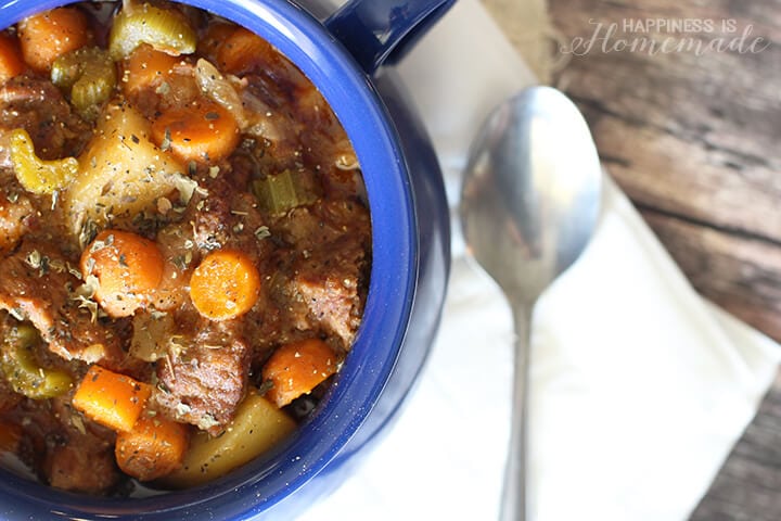 slow cooker rustic beef stew 