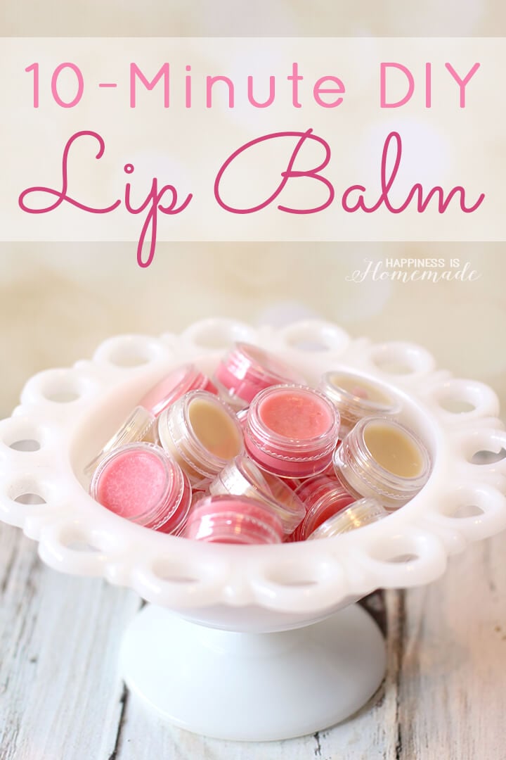 10-Minute DIY Lip Balm Gloss