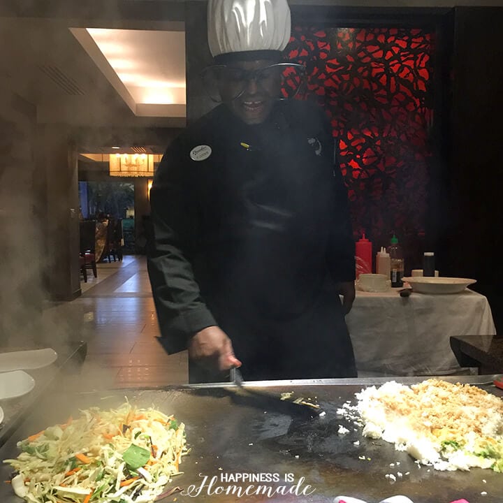 Chef Cookie at Kimono's Restaurant Beaches Resorts Turks and Caicos