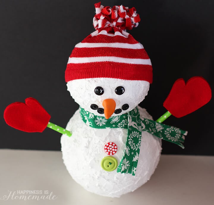 Christmas Snowman from Floracraft Foam