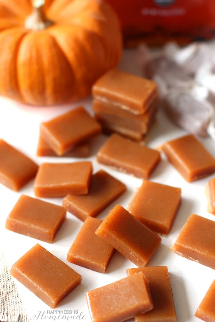 Delicious Sugar-Free Pumpkin Spice Caramels