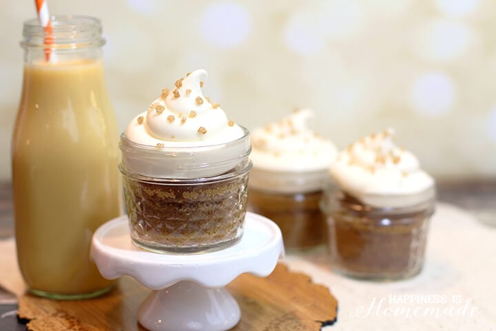 Egg Nog Cream Cheese Frosting Iced Spice Cakes