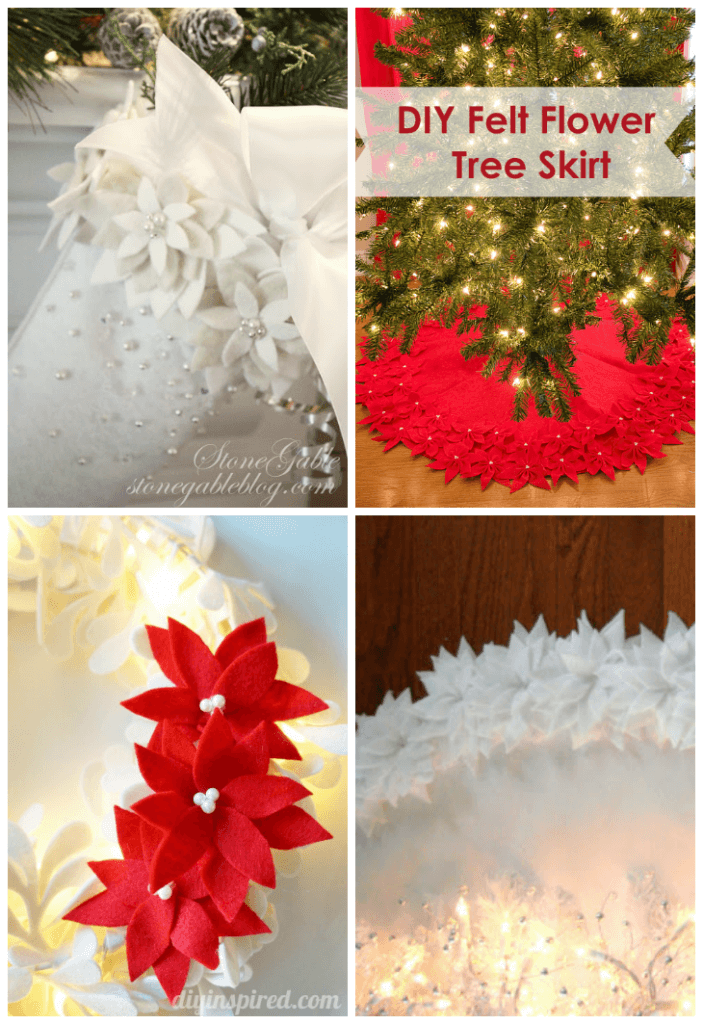 Felt Poinsettia Projects