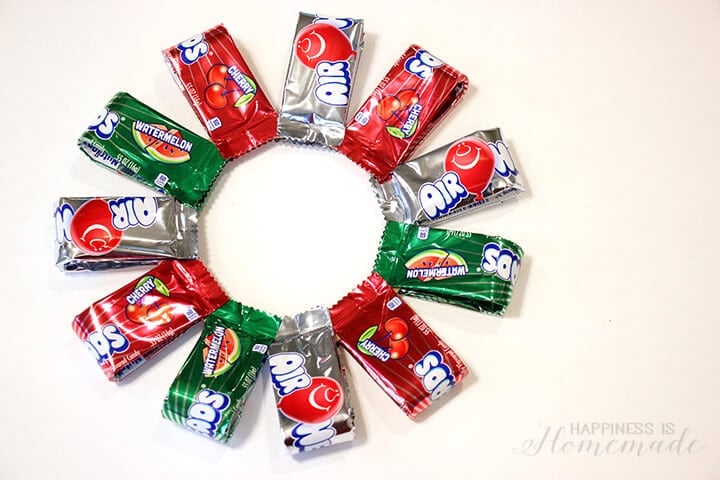 How to Make a DIY Airheads Candy Wreath