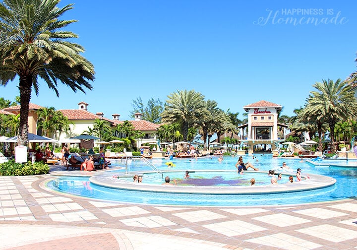 Italian Village and Pool at Beaches Resort Turks and Caicos