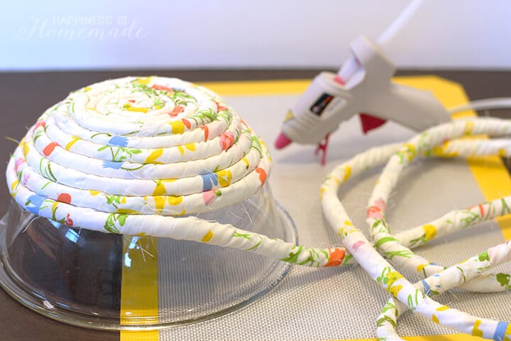 Making a No-Sew Rope Bowl