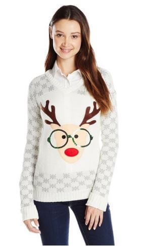 Nerdy Reindeer Christmas Sweater