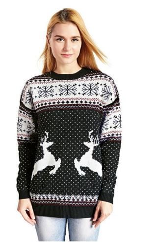 Reindeer Snowflakes Sweater