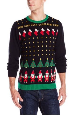 Santa Invaders Christmas Sweater