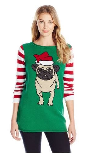 Santa Pug Christmas Sweater