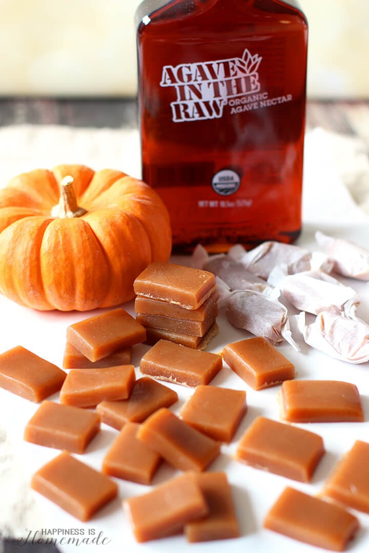 Sugar-Free Caramels with Agave In The Raw