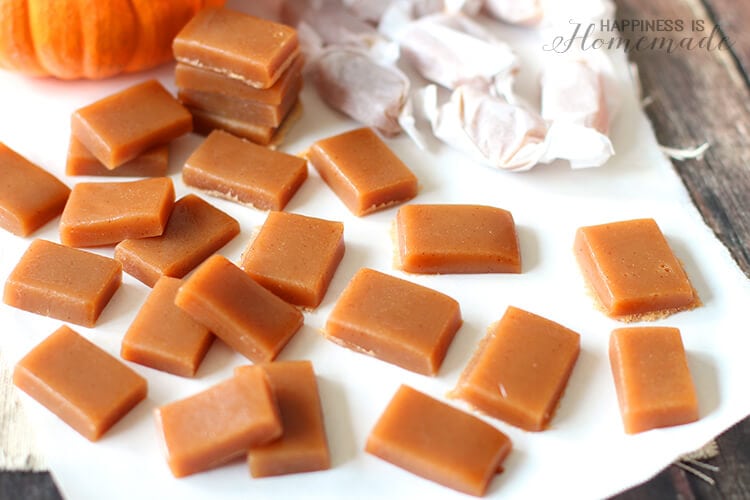 Sugar-Free Pumpkin Spice Caramels
