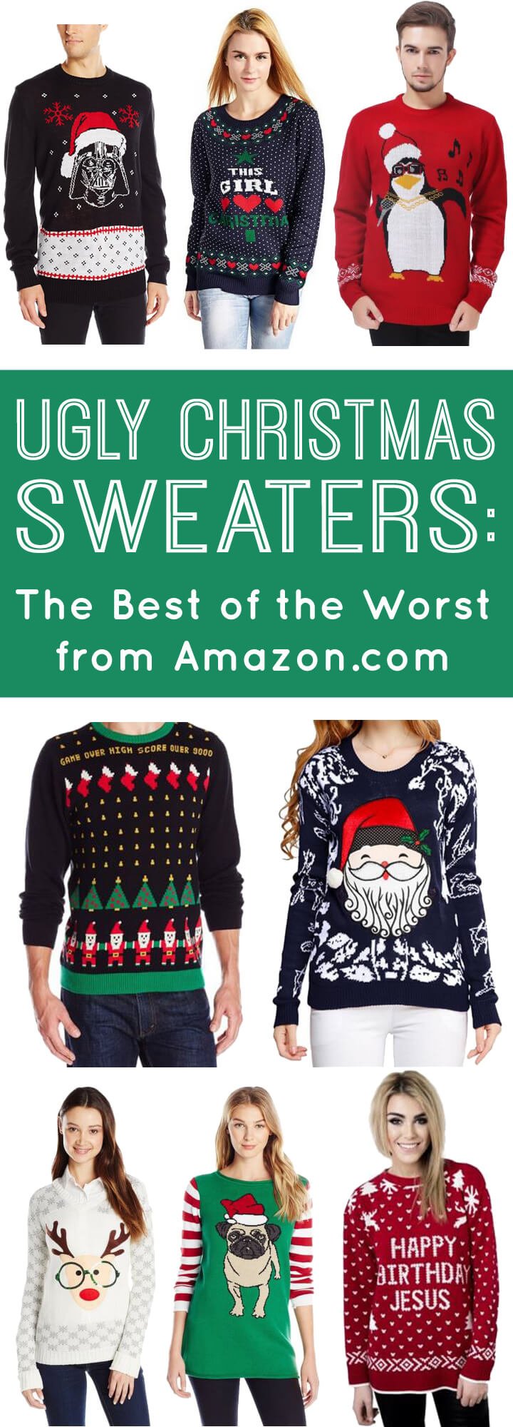 Ugly Christmas sweaters the best of the worst from amazon.com