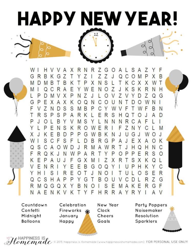 10 New Year's Eve Activities for Kids Happiness is Homemade