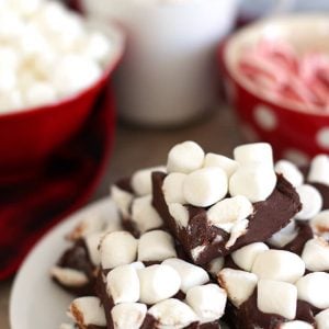 hot chocolate marshmallow fudge