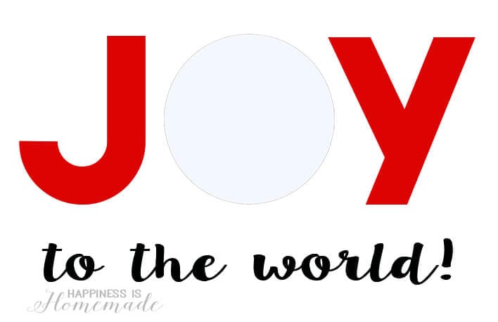 Joy to the World EOS Lip Balm Printable for Christmas