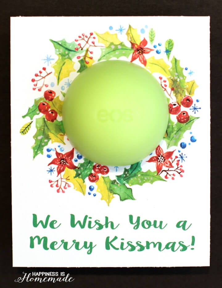 EOS Lip Balm Christmas Printables