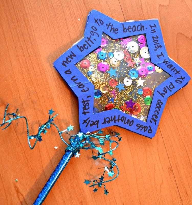 Wishing Wand craft for new years eve