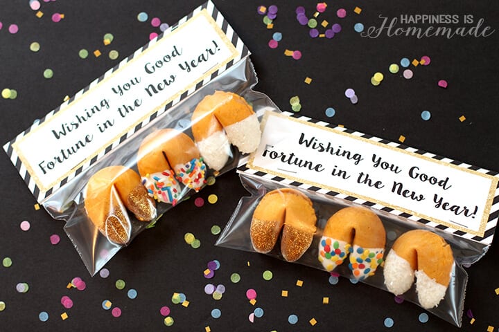Wishing You Good Fortune in the New Year Cookie Party Favors
