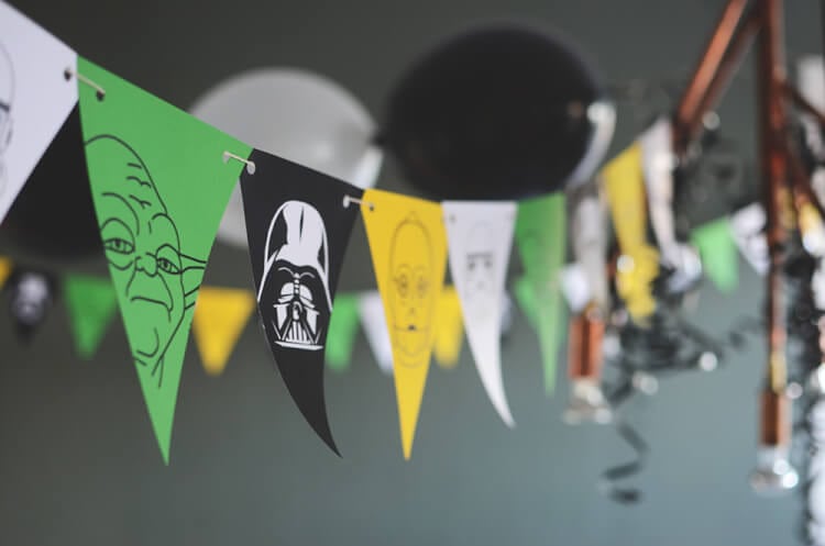 Star Wars Printable Banner Flags