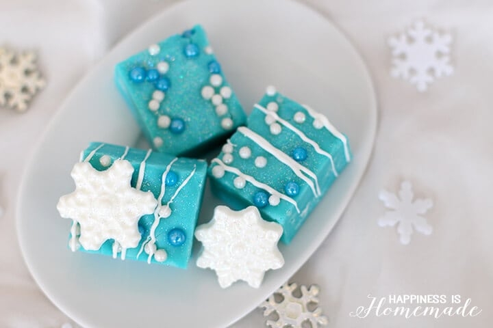 White Chocolate Fudge Inspired by the Frozen Movie