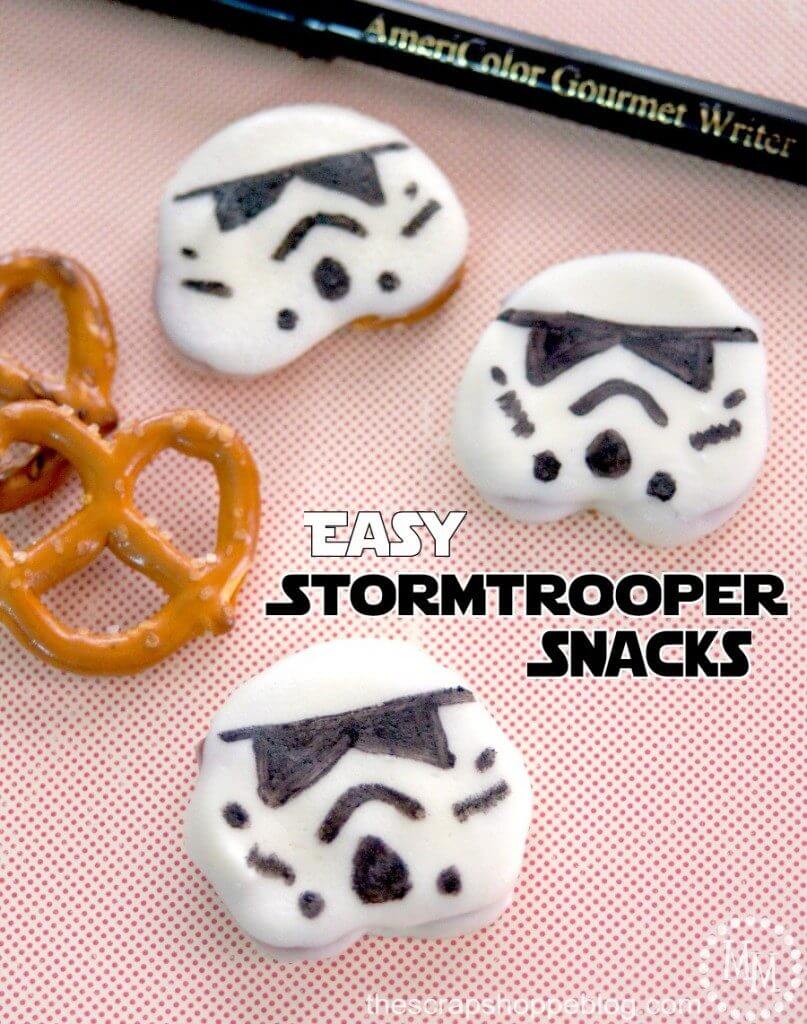 stormtrooper snacks for star wars party