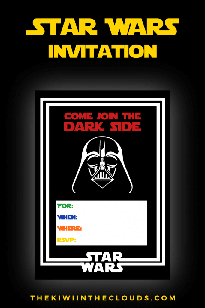 printable star wars birthday party invitations