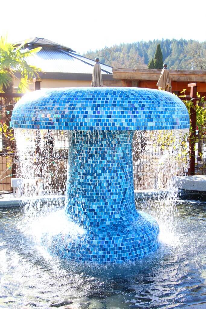 Calistoga Fountain at Day