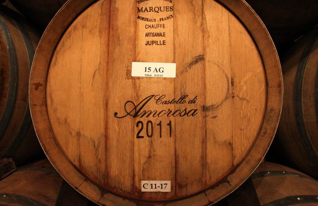 Castello di Amorosa Stamped Barrel