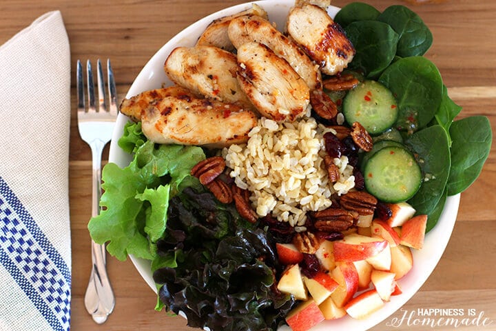 Brown Rice & Chicken Salad