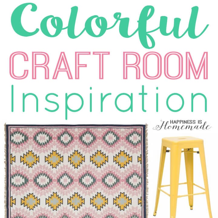 Colorful Craft Room Design Board