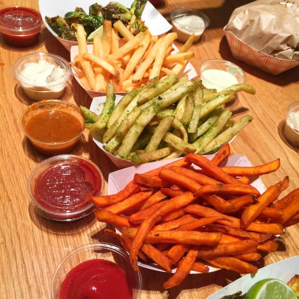 gotts fries and dipping sauces 