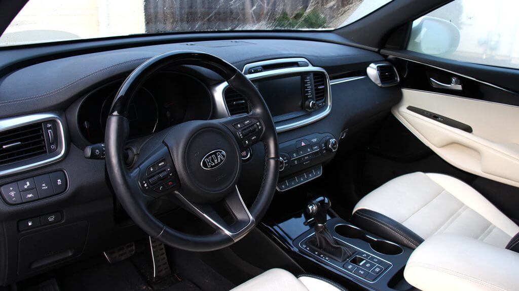 kia rental interior shown 