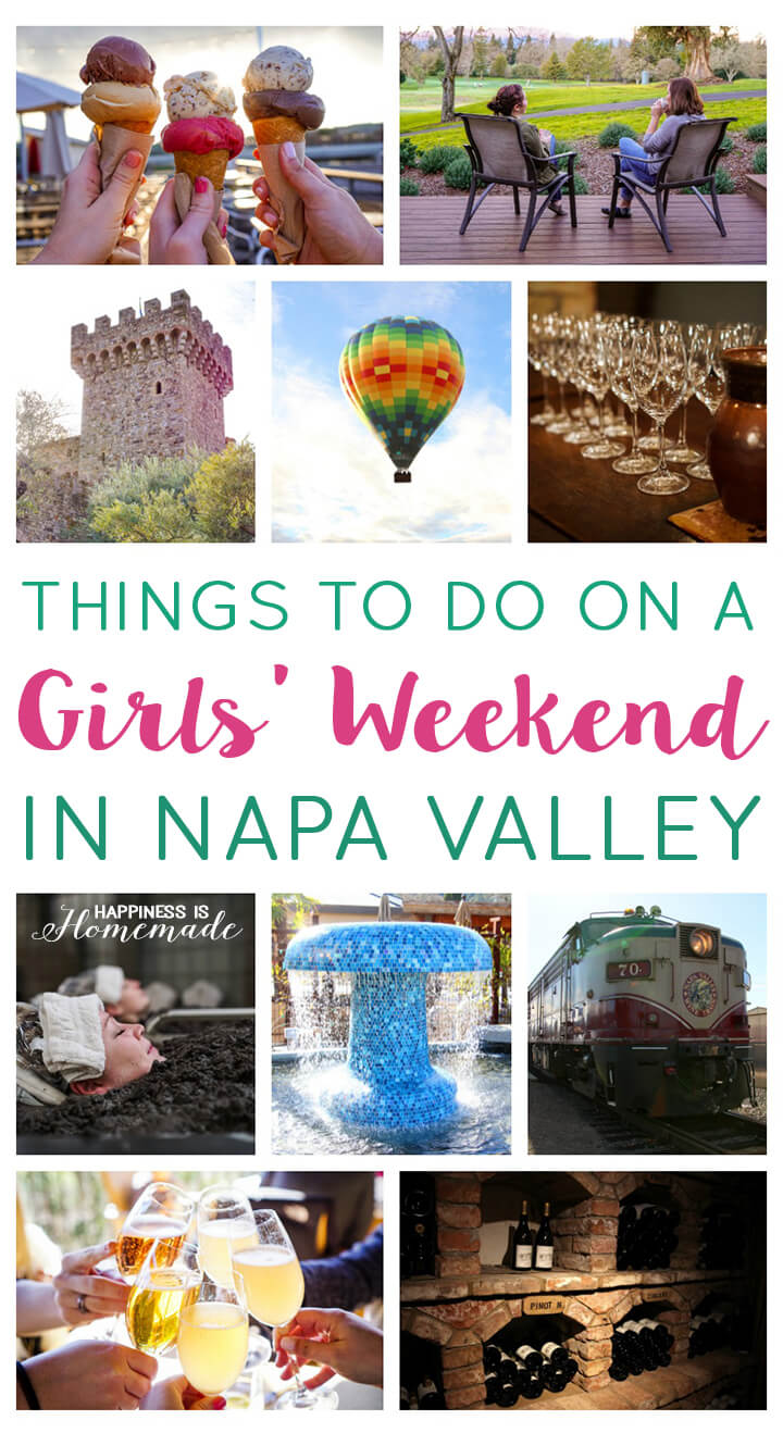 things to do on a girls weekend in napa valley