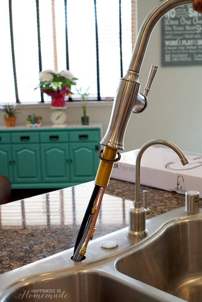 How to Install a Kitchen Faucet Happiness is Homemade