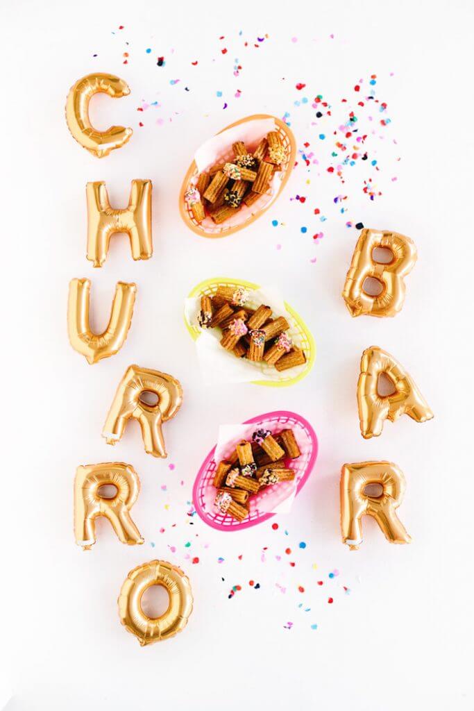 diy churro bar for parties 