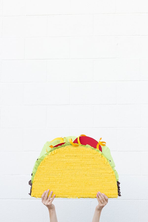 diy taco pinata for parties