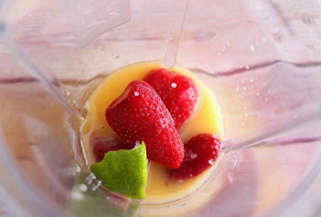 How to Make Strawberry Margarita Sorbet