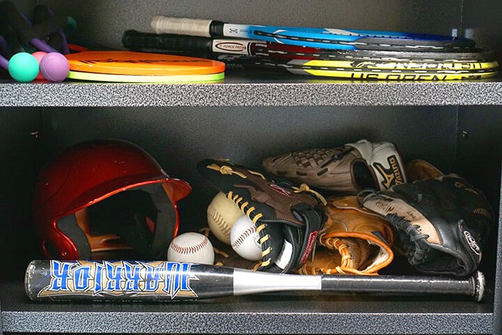 How to Organize Sports Equipment Clutter