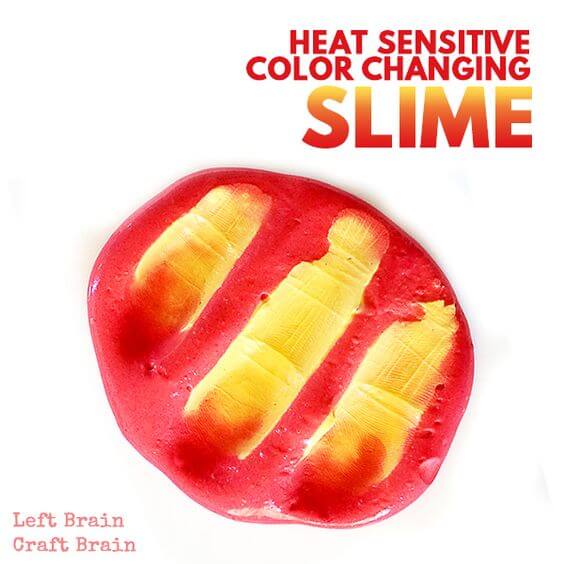 Heat Sensitive Color Change Slime