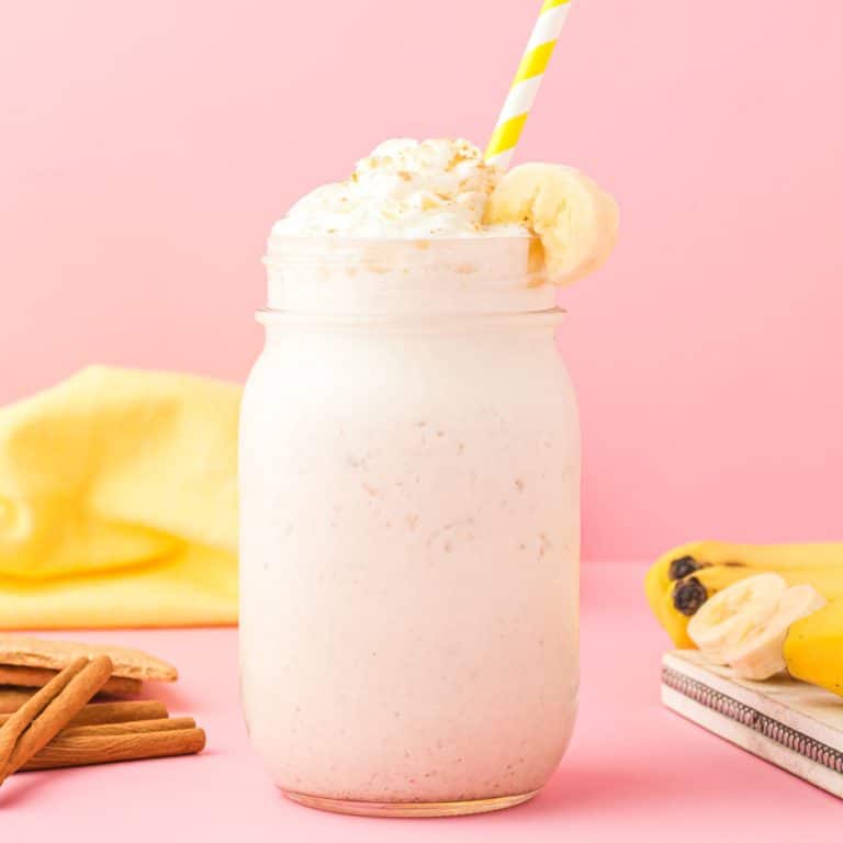 Healthy Banana Cream Pie Smoothie Happiness is Homemade