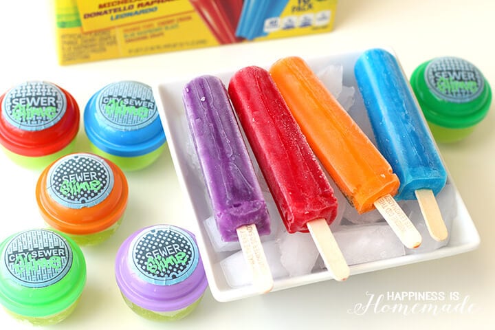 TMNT Popsicles and Sewer Slime Goop