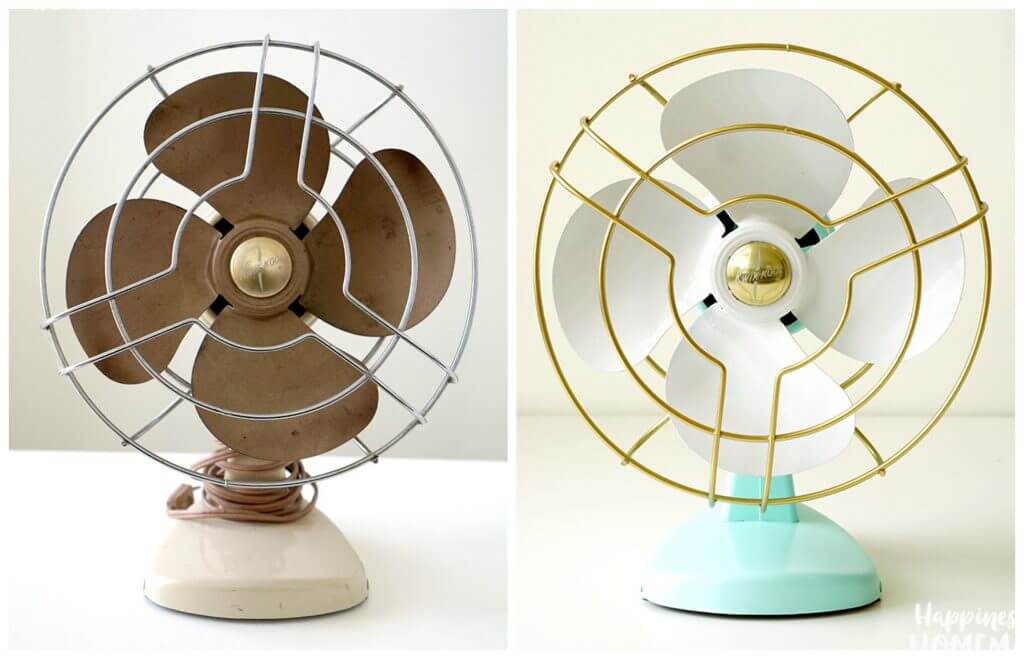 Updated Vintage Fan Makeover