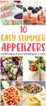 10 easy summer appetizers