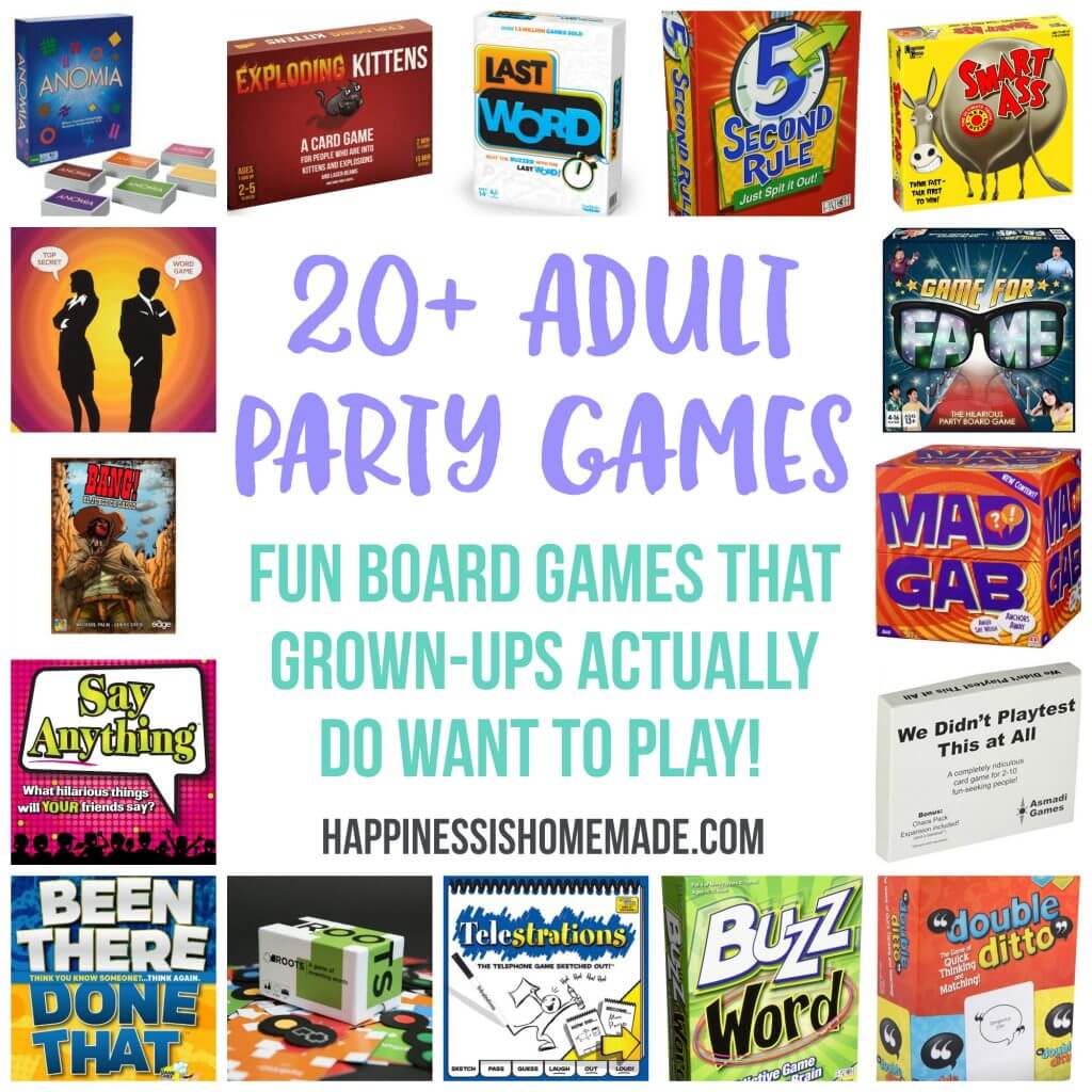 20+ adult party games 