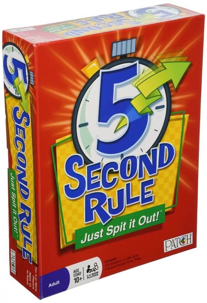 5 second rule game for adult parties