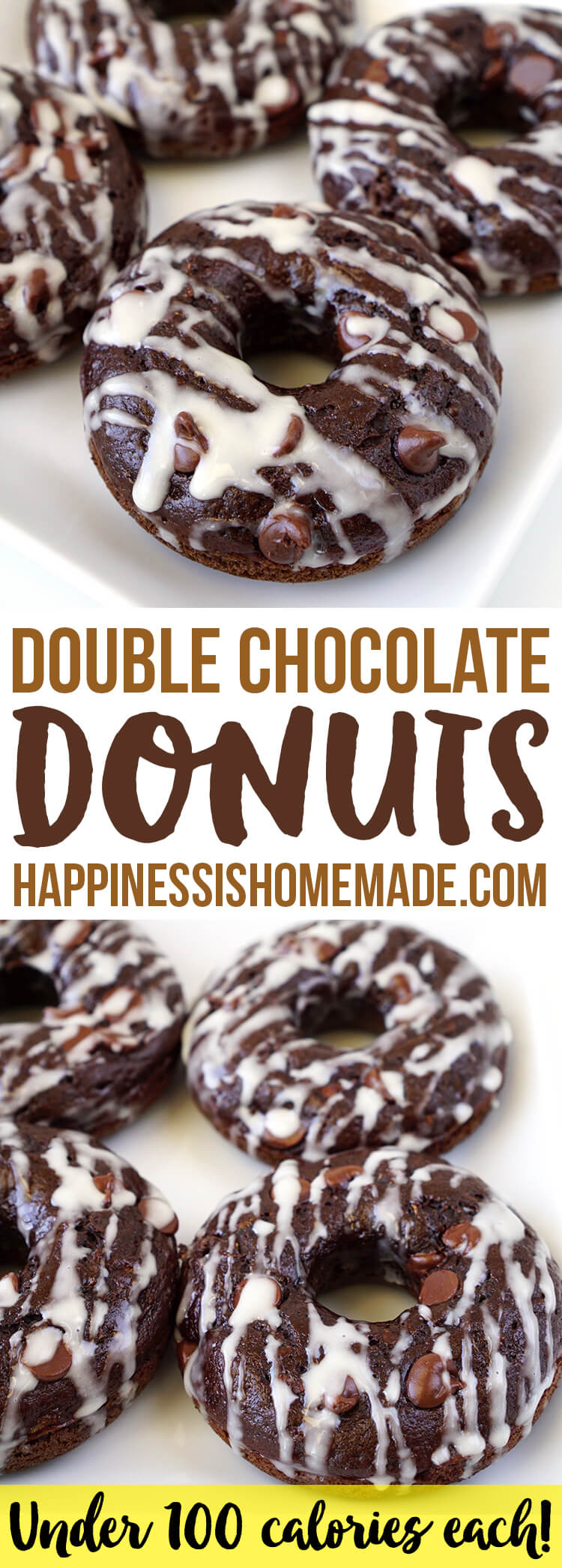 double chocolate donuts from happinessishomemade.com