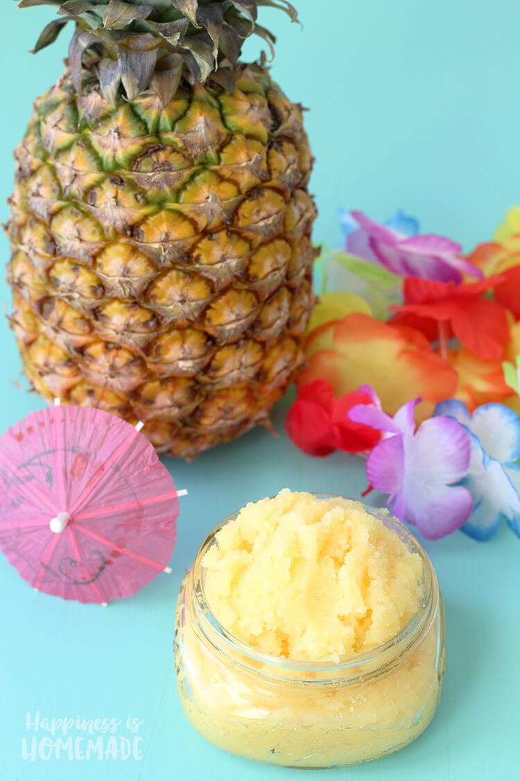 pina colada homemade spa sugar scrub