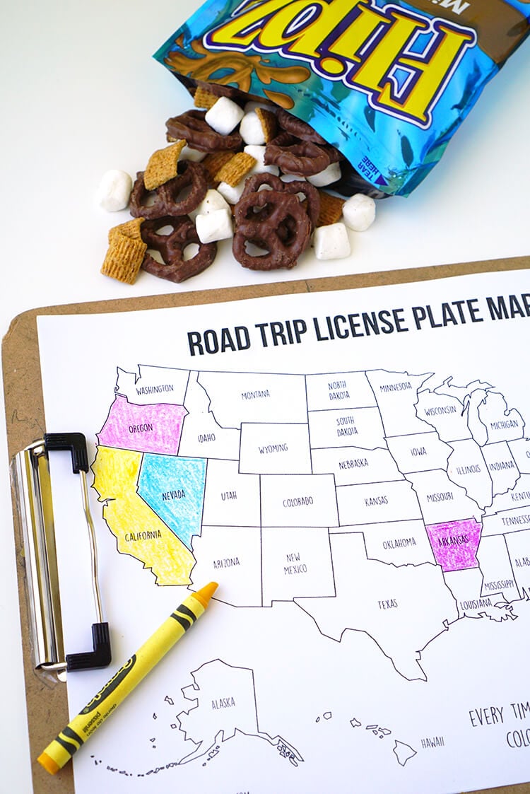 License Plate Game: Road Trip Game with Printable PDF  Road trip  activities, Family road trip games, Road trip games