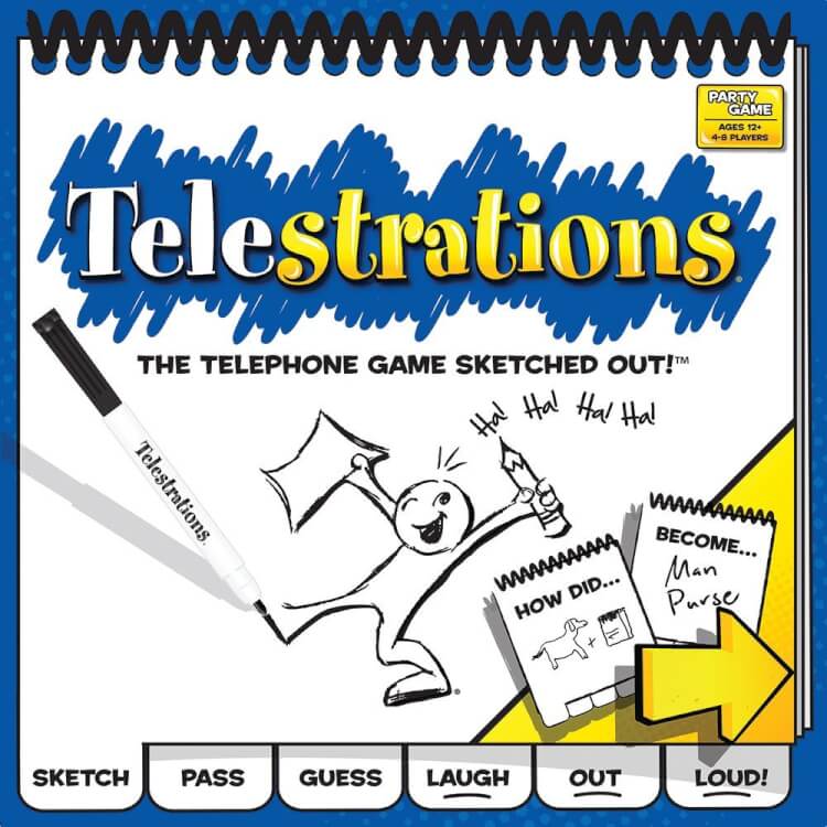 Telestrations: The Telephone Game Sketched Out